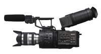 NEX-FS700 手持式存储卡全画幅高清摄录一体机
